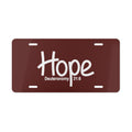 Vanity Plate-Hope (Deuteronomy 31:6)