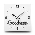 Goodness Acrylic Wall Clock – Psalms 23:6 Inspirational Scripture Clock