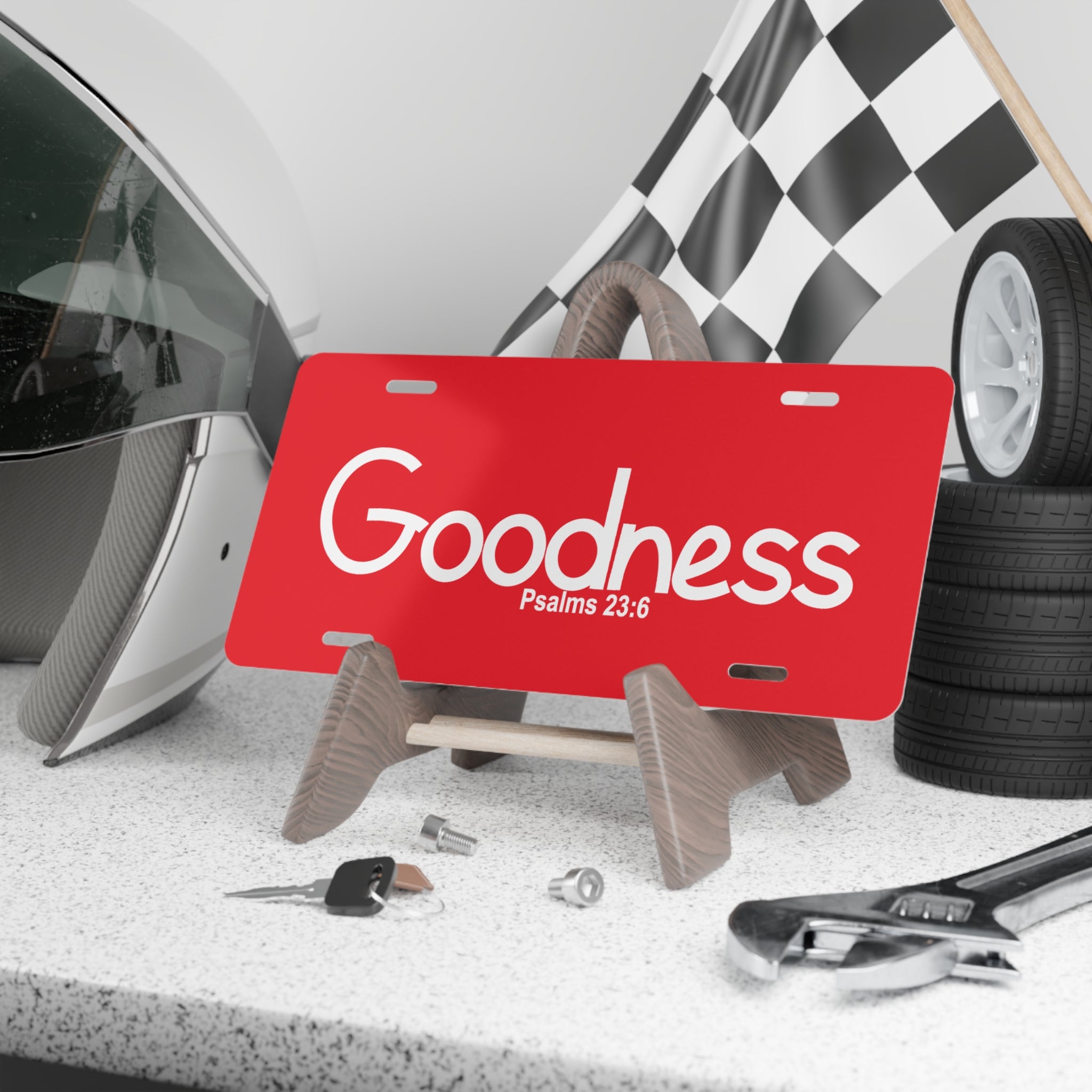 Vanity Plate-Goodness (Psalms 23:6)