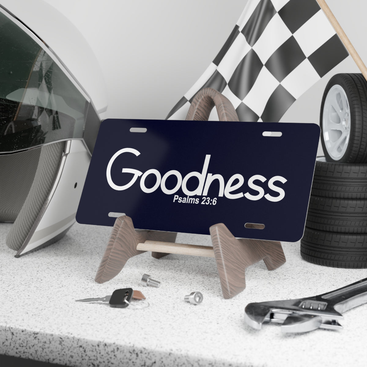 Vanity Plate-Goodness (Psalms 23:6)