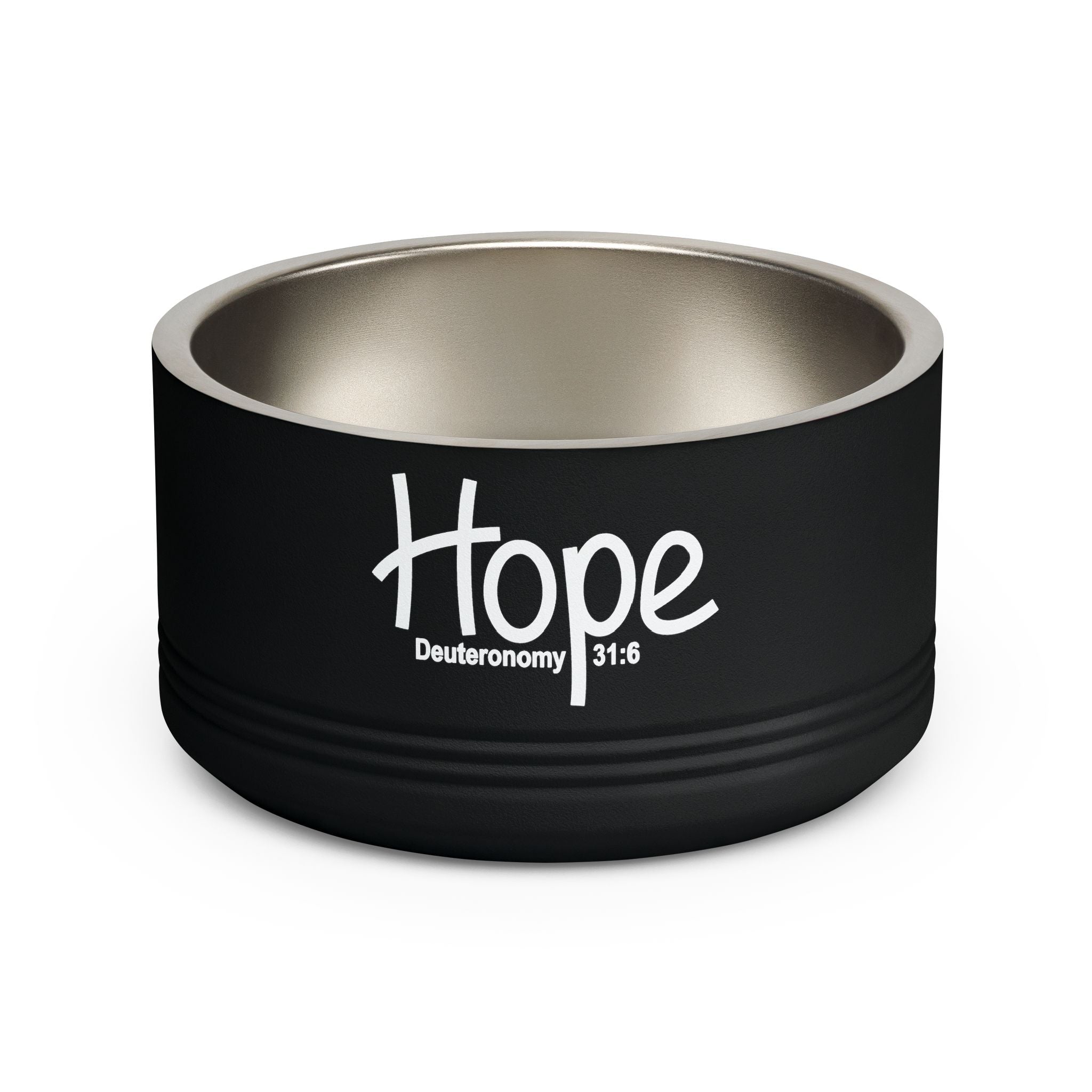 18oz Pet Bowl Stainless Steel  (Hope)
