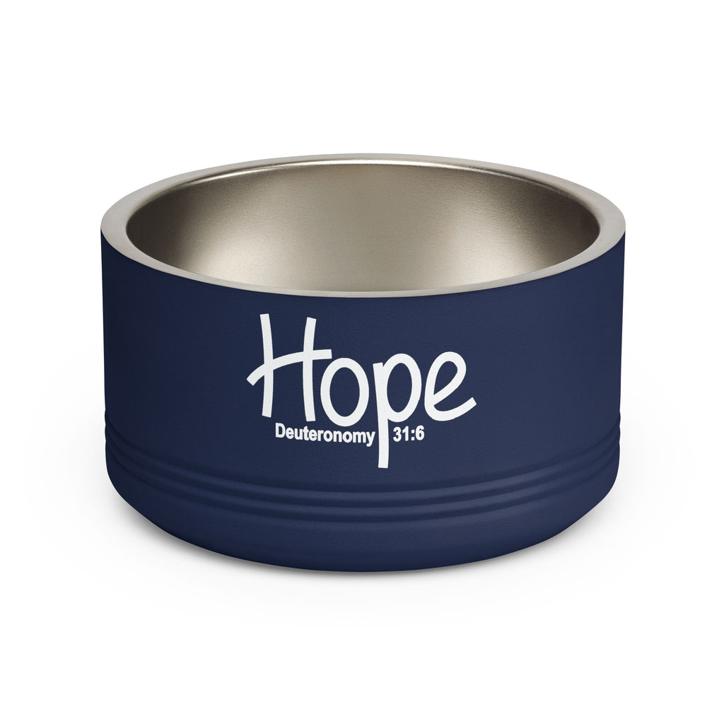 18oz Pet Bowl Stainless Steel  (Hope)