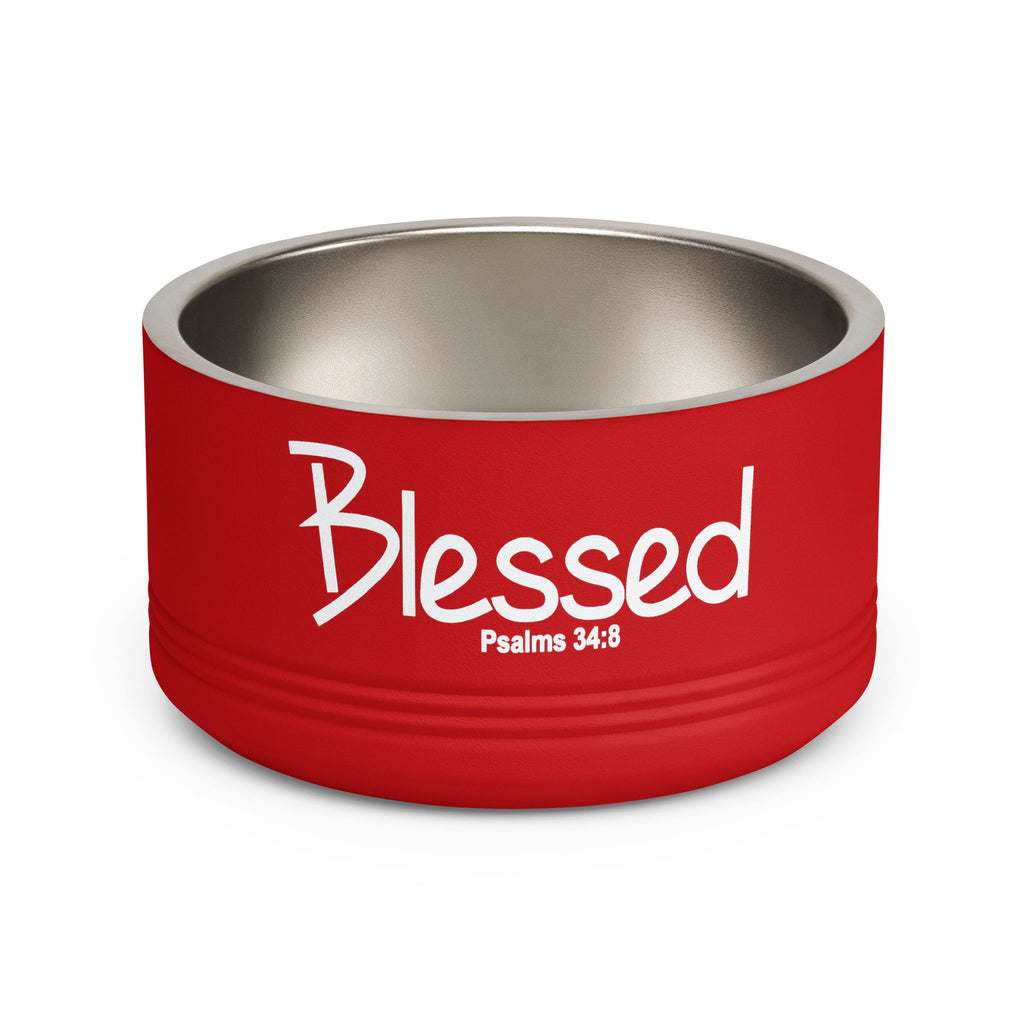 18oz Pet Bowl Stainless Steel  (Blessed)