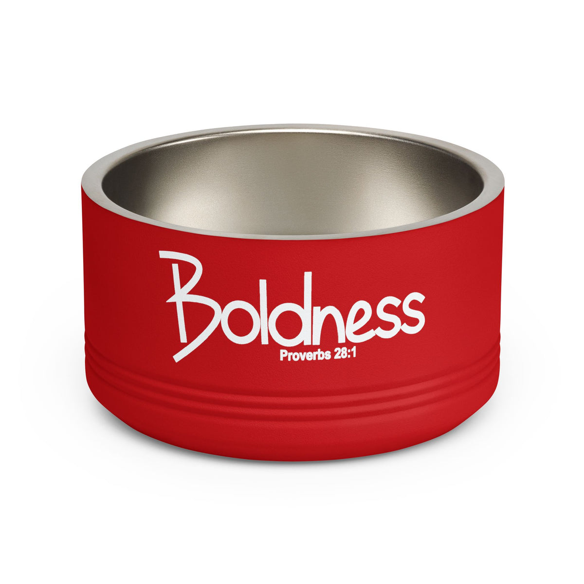 18oz Pet Bowl Stainless Steel  (Boldness)