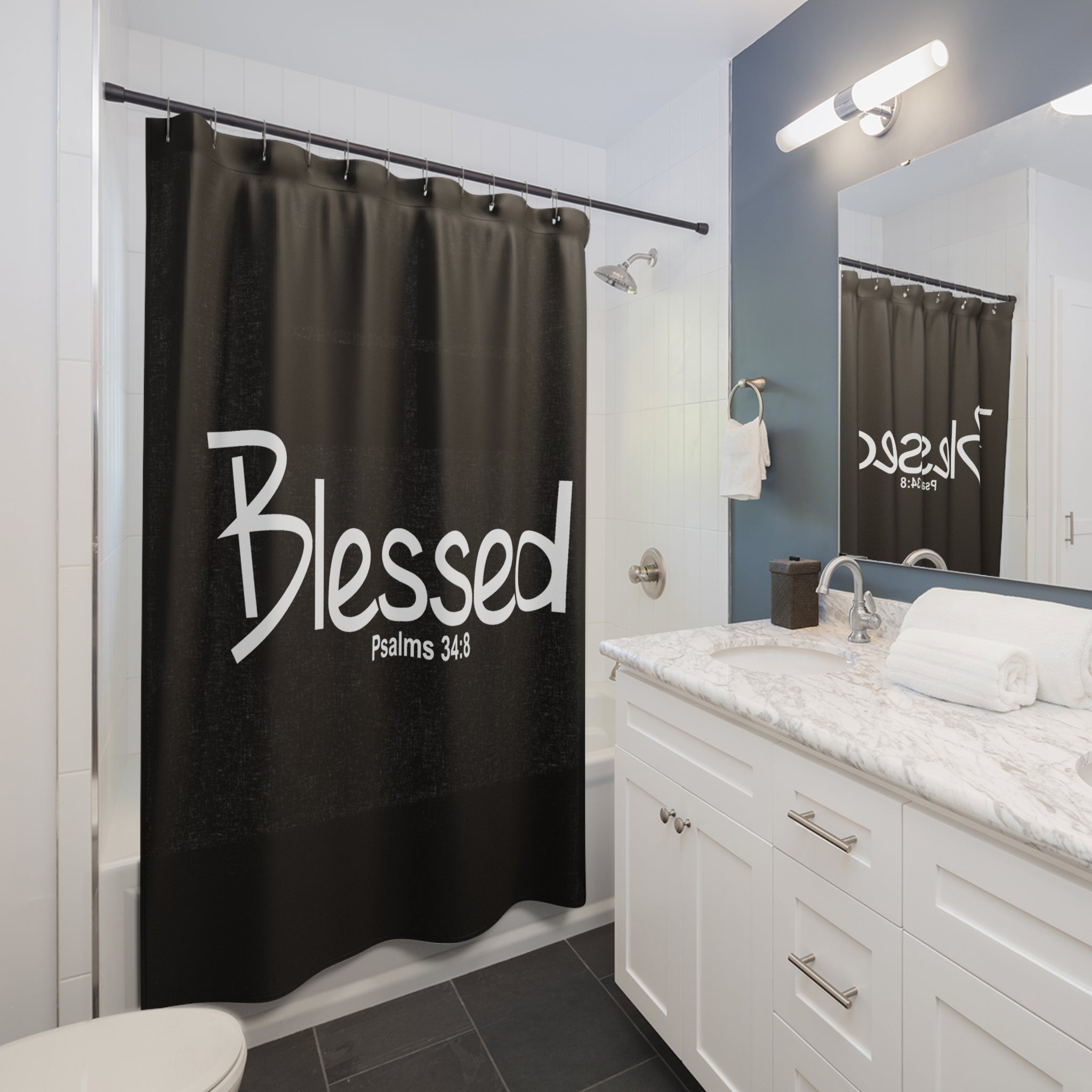 Shower Curtain (Blessed)