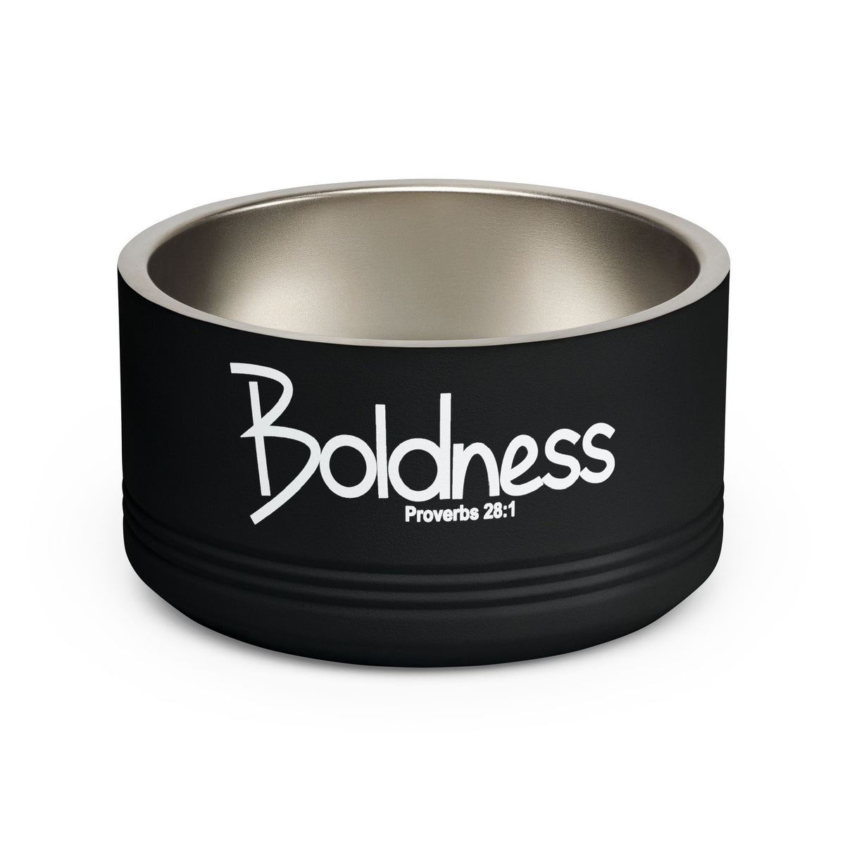 18oz Pet Bowl Stainless Steel  (Boldness)