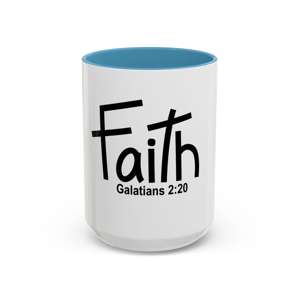 Faith Inspirational 15oz Mug (Galatians 2:20)