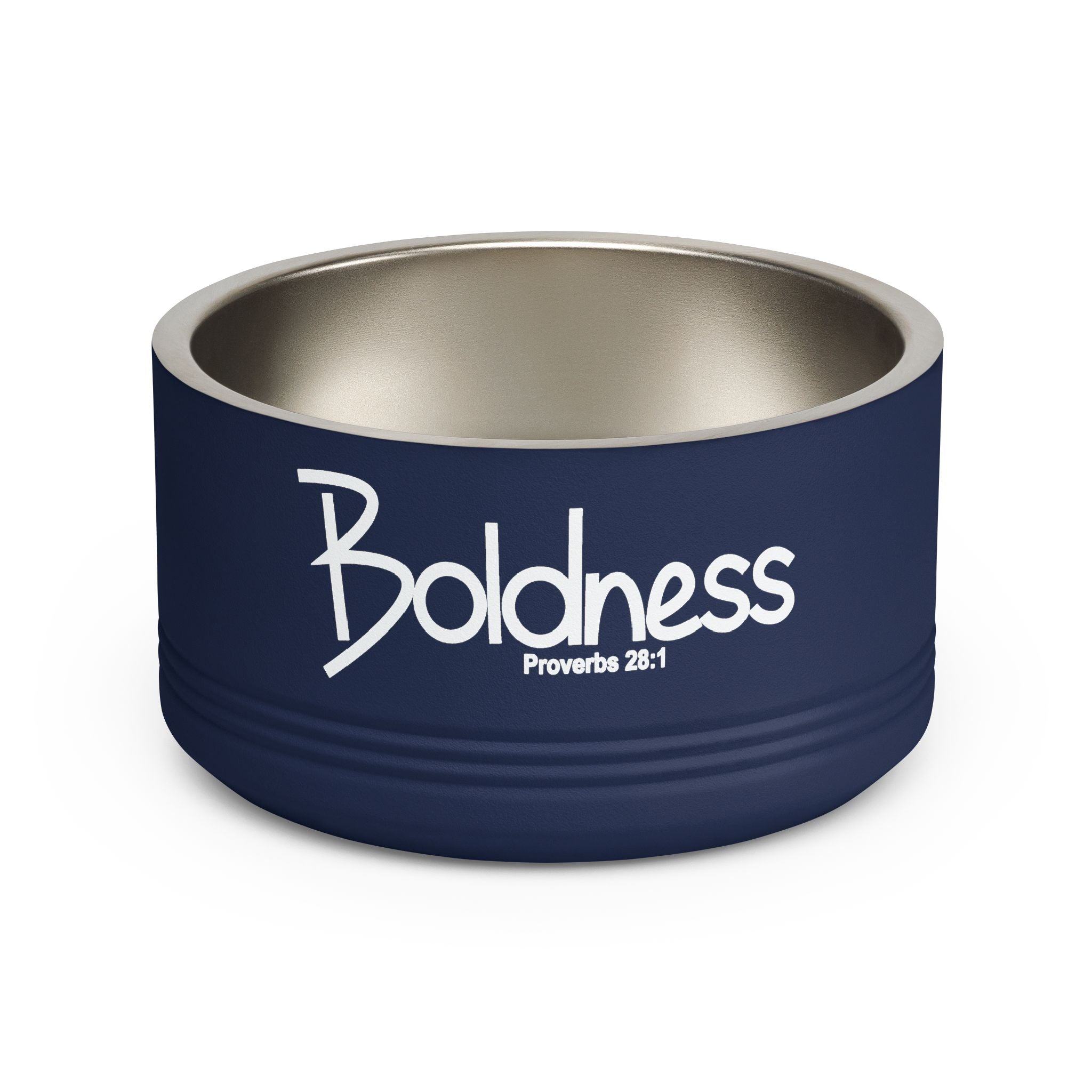 18oz Pet Bowl Stainless Steel  (Boldness)