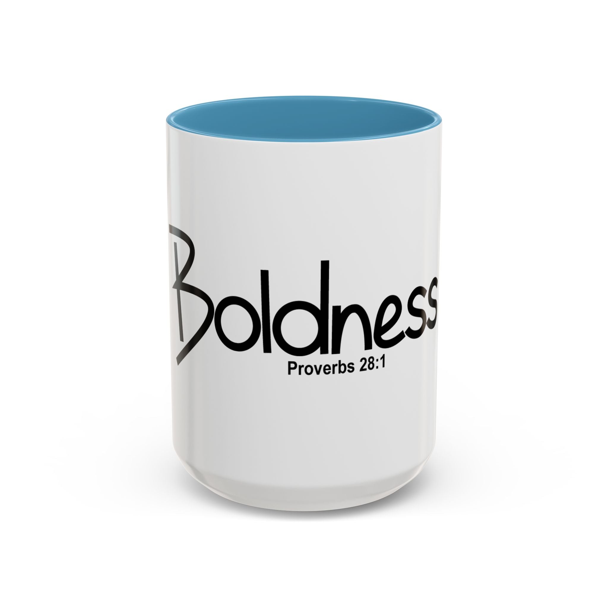 Boldness Inspirational 15oz Mug (Proverbs 28:1)