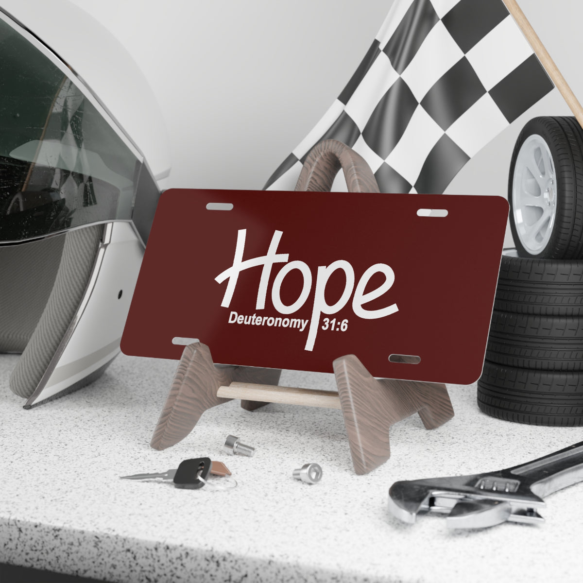 Vanity Plate-Hope (Deuteronomy 31:6)