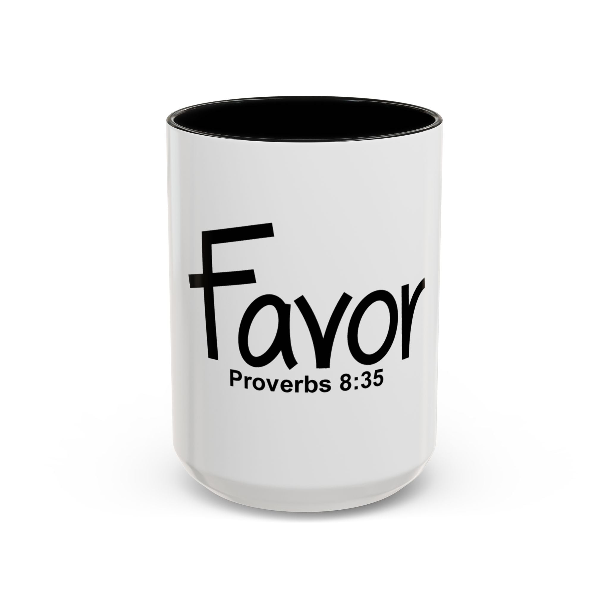 Favor Inspirational 15oz Mug (Proverbs 8:35)