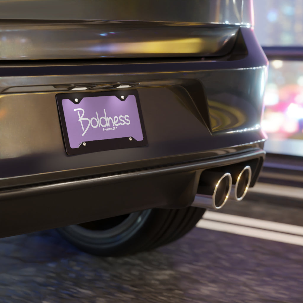 Vanity Plate-Boldness (Proverbs 28:1)