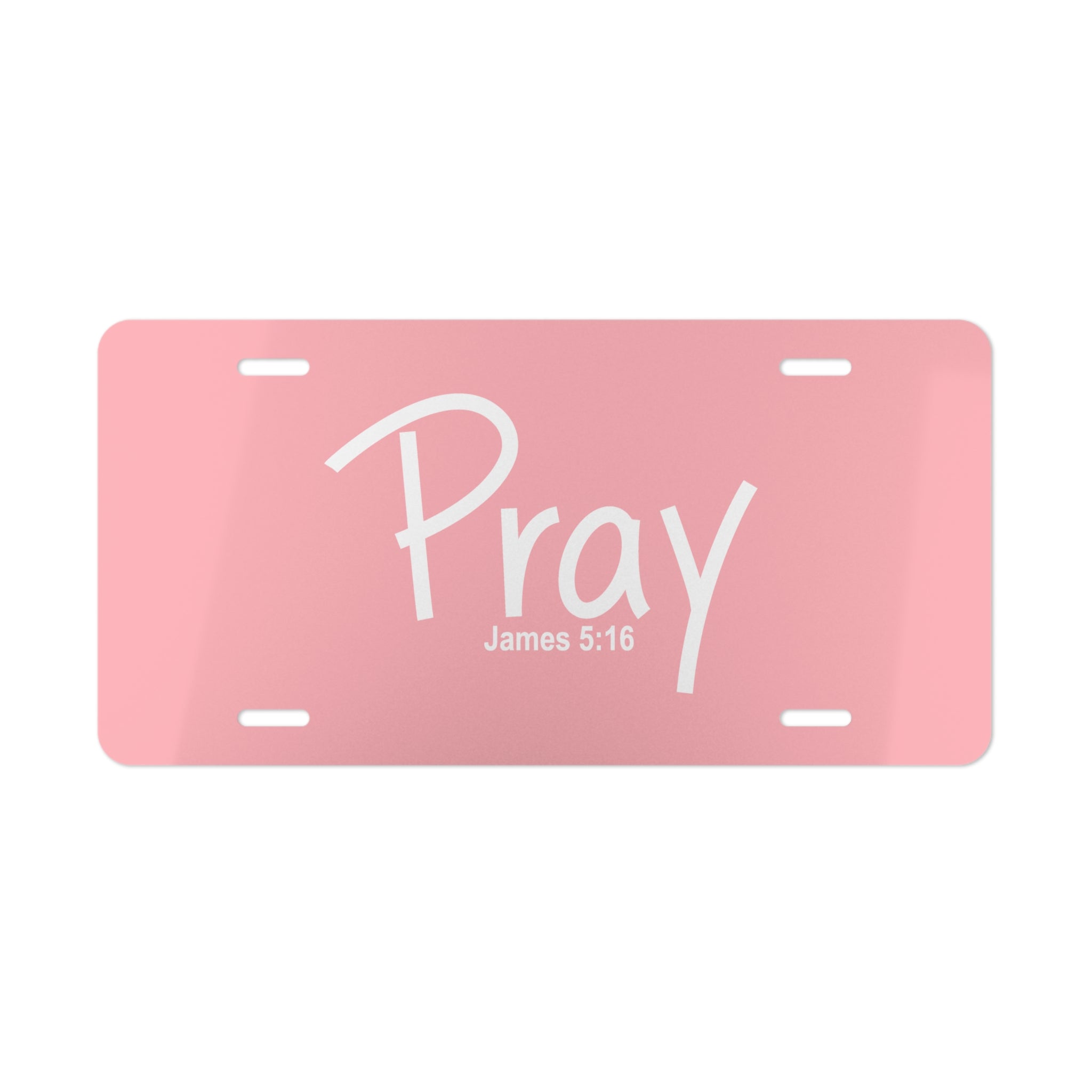 Vanity Plate-Pray (James 5:16)