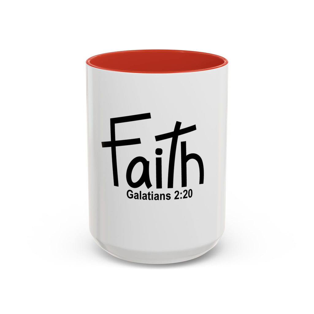 Faith Inspirational 15oz Mug (Galatians 2:20)