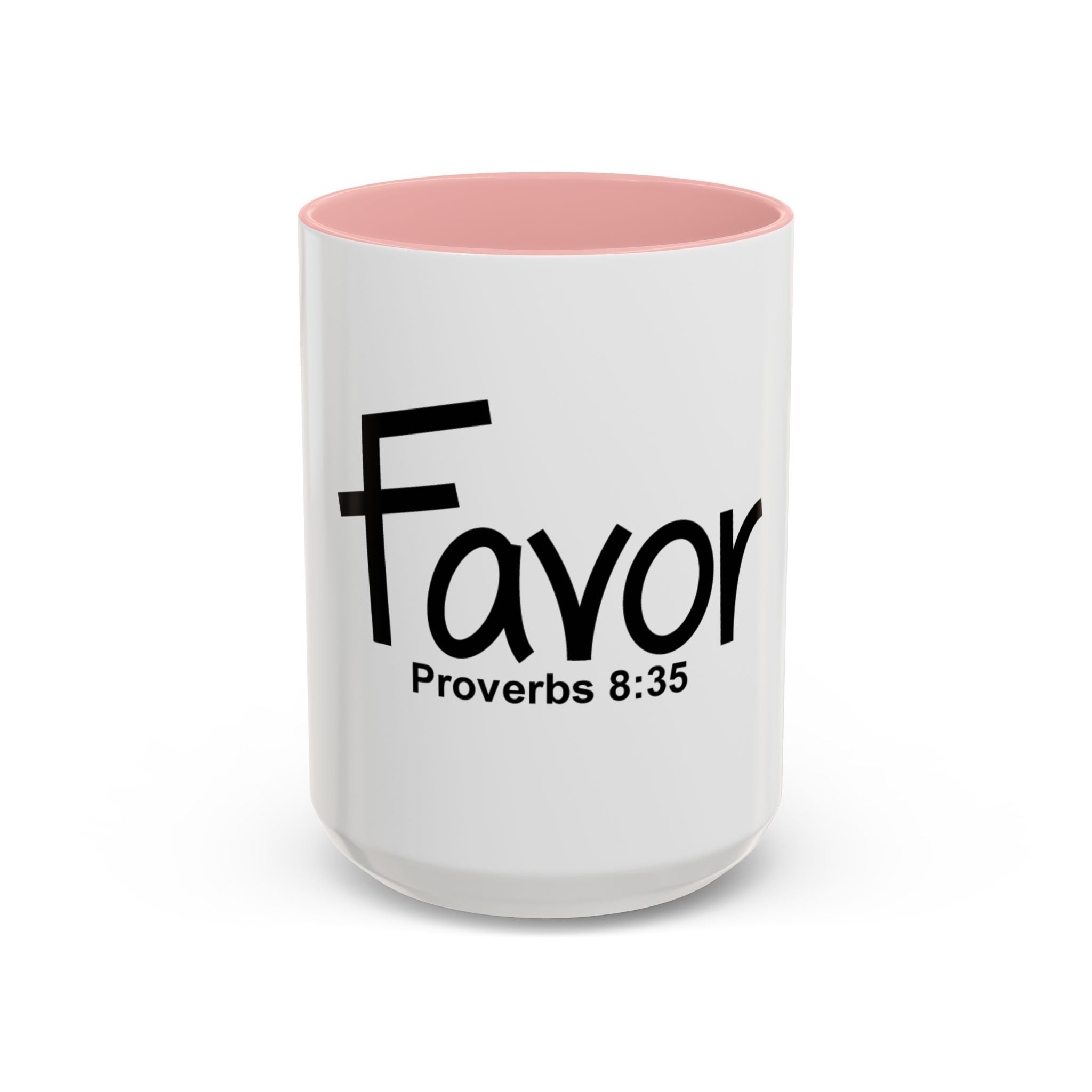 Favor Inspirational 15oz Mug (Proverbs 8:35)